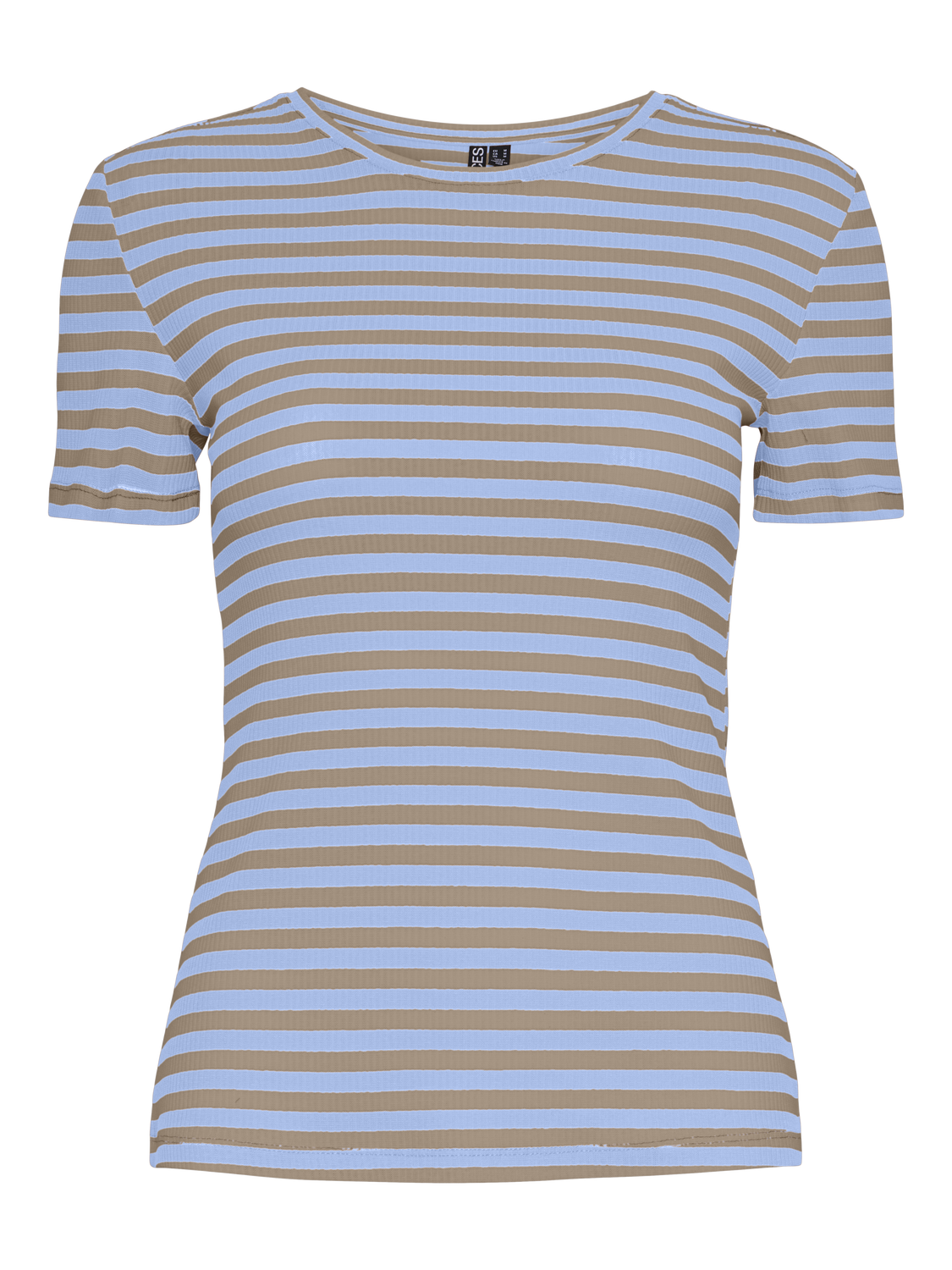 PCRUKA T-Shirt - Hydrangea/beige